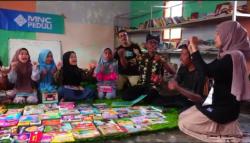 Bahagianya Anak-Anak Sekolah Alam Semeru Dapat Buku Bacaan dari MNC Peduli 