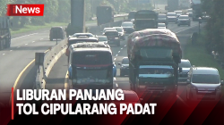  Libur Hari Lahir Pancasila, Kendaraan Padati Tol Cipularang