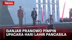 Momen Ganjar Pranowo Pimpin Upacara Hari Lahir Pancasila di Alun-Alun Boyolali