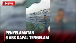  Viral! Terombang-ambing di Lautan selama 2 Jam, Nelayan Selamatkan 6 ABK Kapal Tenggelam 