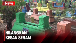  Makam di Malang Dicat Warna-warni untuk Hilangkan Kesan Seram