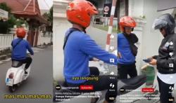 Viral Pengendara Vespa Klasik Dikejar Pemotor Lain, Naksir Berat Dibayar Tunai Rp250 Juta
