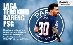 Infografis Lionel Messi Akan Mainkan Laga Terakhir dengan PSG