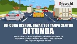 Infografis Uji Coba Kisruh, Bayar Tol Tanpa Sentuh Ditunda