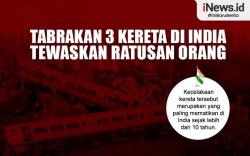 Infografis Tabrakan 3 Kereta di India Tewaskan Ratusan Orang
