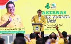 Airlangga Hartarto Buka Rakernas Partai Golkar Tahun 2023<