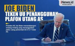 Infografis Joe Biden Tandatangani UU Plafon Utang AS