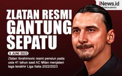 Infografis Zlatan Ibrahimovic Resmi Pensiun dari Dunia Sepak Bola