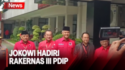 Presiden Jokowi Hadir Langsung di Rakernas III PDI Perjuangan