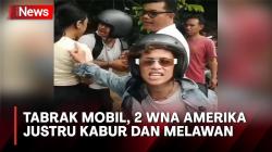Tabrak Mobil, 2 WNA Amerika Justru Kabur dan Melawan saat Diamankan di Bali