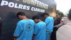 Viral Aksi Penyerangan di Minimarket, 3 Anggota Geng Motor di Cianjur Ditangkap Polisi<