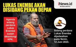 Infografis Lukas Enembe Segera Disidang