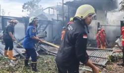Kebakaran di Samarinda, Gudang Laundry Ludes Dilalap Api