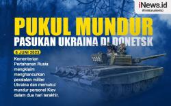 Infografis Rusia Pukul Mundur Pasukan Ukraina di Donetsk