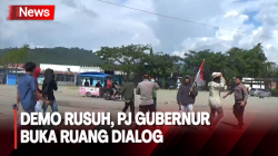 Demo Mahasiswa Rusuh, Pj Gubernur Sulbar Dialog dengan Mahasiswa