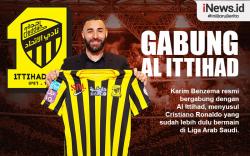 Infografis Karim Benzema Resmi Gabung Al Ittihad