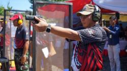 Sambut Hari Bhayangkara ke-77 Tahun, Polda Sulut Gelar Lomba Menembak