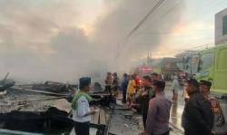 Kebakaran di Malinau Ludeskan 11 Ruko, 1 Orang Luka Bakar