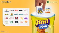 Saatnya Juni Jajan, Banyak Voucher Diskon dan Cashback Kuliner Favorit di Aplikasi MotionPay!