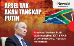 Infografis Afrika Selatan Tak Akan Tangkap Putin