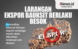 Infografis Larangan Ekspor Bauksit Berlaku Besok