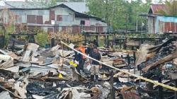 Polisi Olah TKP Kebakaran Ruko dan Rumah Kos di Asmat, Ini Hasil Temuan di Lokasi