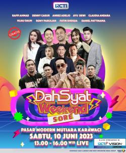 Jangan Ketinggalan Dahsyat Weekend Sore Hari Ini, Saksikan di RCTI!