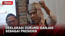 Deklarasi Cucu Pahlawan Nasional Sisingamangaraja XII Dukung Ganjar sebagai Presiden