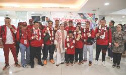 Puan Sambut Kontingen Indonesia di ASEAN Para Games 2023, Bangga Hattrick Juara Umum <