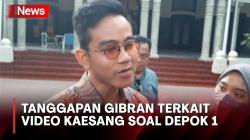 Terkait Video Kaesang Pangarep soal Depok Pertama, Begini Tanggapan Gibran