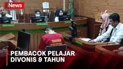 Pelaku Pembacok Pelajar di Simpang Pomad Bogor Divonis 9 Tahun Penjara