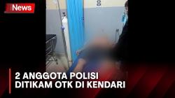 Lerai Keributan, 2 Anggota Polisi Ditikam OTK di Kendari