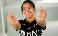 Senyum Manis Gregoria Mariska, Pebulu Tangkis Tunggal Putri Andalan Indonesia