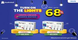 Terangi Rumahmu dengan Philips, Mumpung Ada Diskon s.d 68 Persen + Gratis Ongkir di AladinMall!