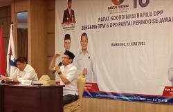 Rakor Bappilu di Bandung, TGB Ingatkan Kader Partai Perindo Jangan Setengah Hati<