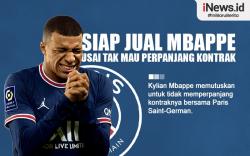 Infografis PSG Siap Jual Kylian Mbappe usai Tak Mau Perpanjang Kontrak