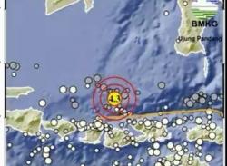 Gempa 2 Kali Guncang Pulau Saringi NTB Hari Ini Rabu 14 Juni 2023