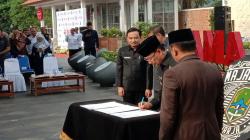 Prosesi Mutasi Pejabat Pemkab Majalengka Tak Biasa, Dipilih Lokasi Taman Sejarah