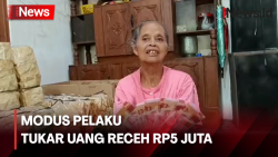Sedih! Nenek Tua Penjual Kerupuk di Semarang Tertipu Uang Palsu Jutaan Rupiah