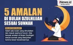 Infografis 5 Amalan di Bulan Dzulhijjah Sesuai Sunnah