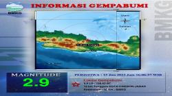 Sesar Cirebon Kembali Picu Gempa Bumi Magnitudo 2,9 Sore Ini<