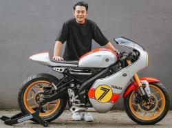Modifikasi Yamaha XSR155 Garapan Katros Garage, Bisa Dipakai Harian dengan Gaya Cafe Racer