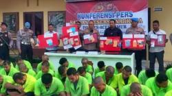 Sebulan Beraksi, Polres Aceh Timur Tangkap 28 Pengedar Narkoba<