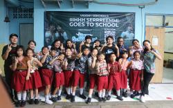 Vision+ Goes to School Hadir di SD Sandika Kemayoran