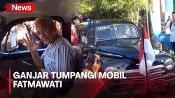 Tumpangi Mobil Istri Presiden Soekarno, Ganjar Temui Generasi Z di Bali