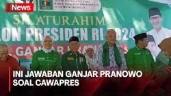 Soal Cawapres Pilih Sandi atau TGB, Ini Jawaban Ganjar