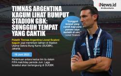Infografis Timnas Argentina Kagum Lihat Rumput Stadion GBK