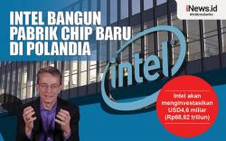 Infografis Intel Bangun Pabrik Chip Baru di Polandia