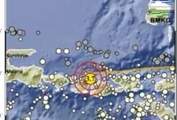 Gempa Terkini M 3,7 Guncang Pulau Panjang NTB, Kedalaman 10 Km