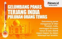 Infografis Gelombang Panas di India Tewaskan Puluhan Orang